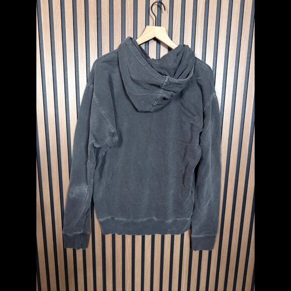 Zadig & Voltaire Hoodie Large Womens Pullover Gray French Terry Spencer Print - Picture 2 of 7